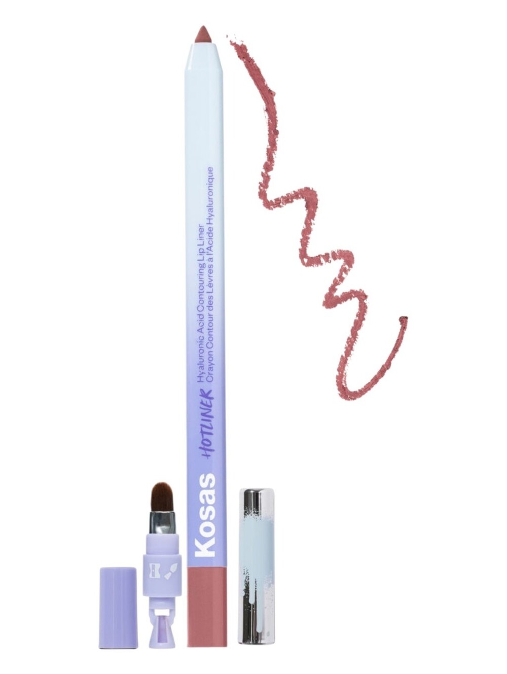 Kosas NIB Hotliner Hyaluronic Acid Contouring Lip Liner in Unbuttoned Full Size